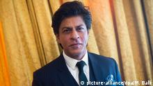 28.07.2016 FILE - Bollywood actor Shah Rukh Khan stands at a press conference at the launch of Bollywood channel 'Zee.One' in the Bayerischer Hof hotel in Munich, Germany, 28 July 2016. Photo: MATTHIAS BALK/dpa (zu dpa Einreise in die USA: Bollywoodstar Shah Rukh Khan erneut festgehalten vom 12.08.2016) +++(c) dpa - Bildfunk+++