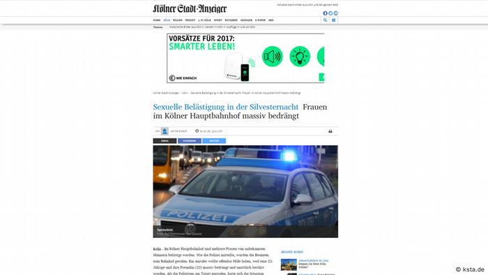 Screenshot Ksta Silvesternacht