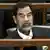 Irak Saddam Hussein im Gerichtssaal
