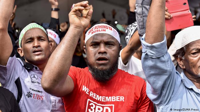 Malaysia Kuala Lumpur - Proteste gegen die verfolgung von Muslimen in Myanmar (Imago/ZUMA Press)