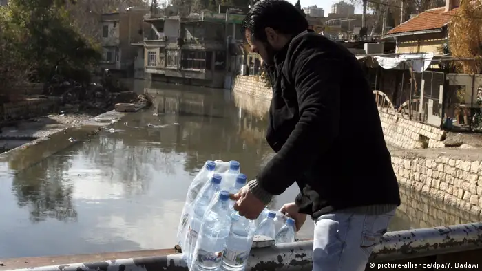 Syrien Damaskus Wasserkrise (picture-alliance/dpa/Y. Badawi)