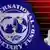 Im Vordergrund das Logo des IWF, im Hintergrund ist auf dem Bild ein Stapel an Euroscheinen zu sehen (Bildmontage: DW)