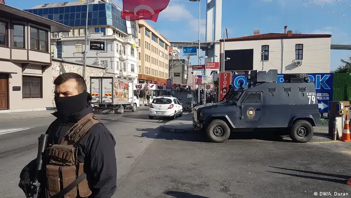 Türkei Istanbul Ortaköy nach dem Anschlag