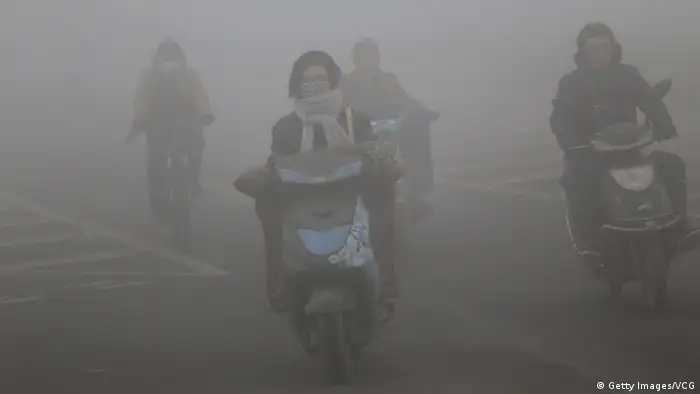 China Smog in Zhengzhou