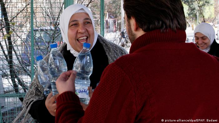 Syrien Wasserkrise in Damaskus (picture-alliance/dpa/EPA/Y. Badawi)