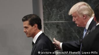 Enrique Pena Nieto und Donald Trump