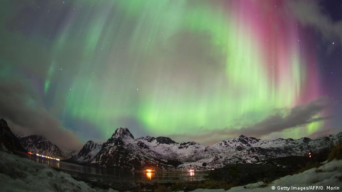 Lofoten Nordlichter (Getty Images/AFP/O. Morin)