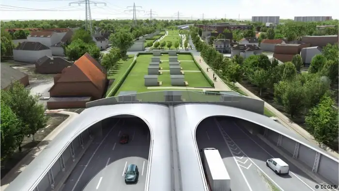 Hamburgo y la ampliación de la autopista A7.