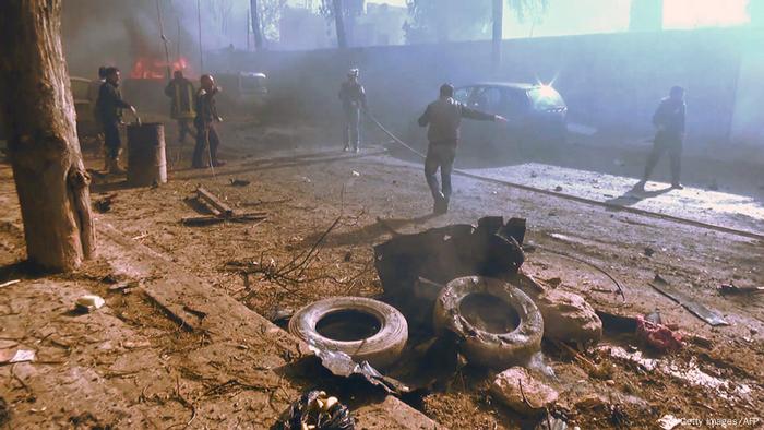 Syrien Asas Anschlag mit Autobombe (Getty Images/AFP)