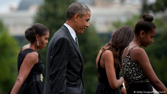USA Familie Obama im Weißen Haus (Getty Images/P. Marovich)