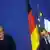 German chancellor Angela Merkel, left, and French President Nicolas Sarkozy