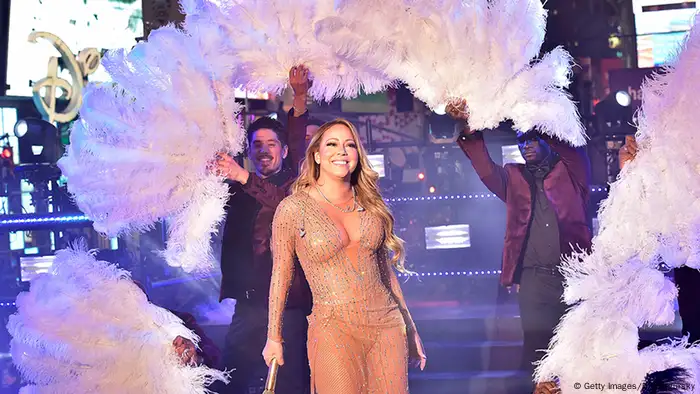 Mariah Carey Silvester 2016/ 2017 New York Times Square (Getty Images/E.Gologursky)