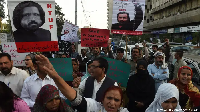 Pakistan Protest - Aktivist Salman Haider verschwunden
