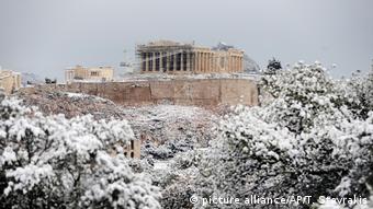 Ελλάδα, Αθήνα, χιόνια, 