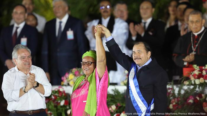 Nicaraguas Präsident Ortega tritt vierte Amtszeit an (picture alliance/Fotografia Prensa Miraflores/Prensa Miraflores/dpa)