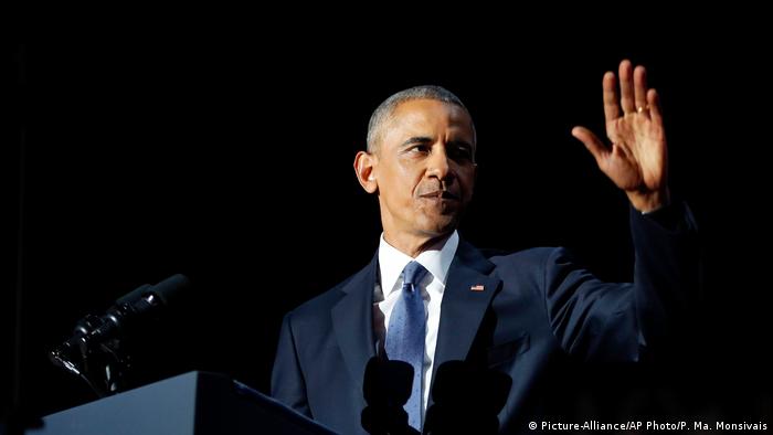 USA Präsident Barack Obama Abschiedsrede in Chicago (Picture-Alliance/AP Photo/P. Ma. Monsivais)