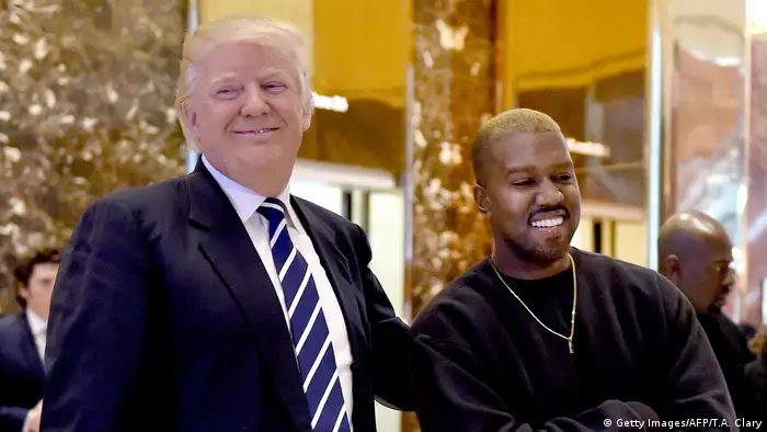 Donald Trump and Kanye West (Getty Images/AFP/T.A. Clary)