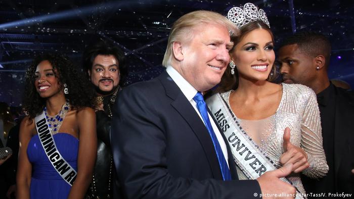 Russland 2013 Donald Trump mit Gabriela Isler, Miss Universe 2013
