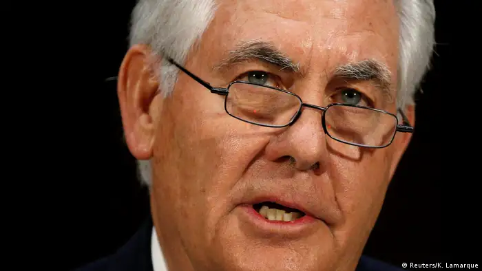 USA Befragung Senat - Rex Tillerson, designierter Außenminister (Reuters/K. Lamarque)
