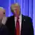 New York Trump Tower Press Conference vize Mike Pence und Trump