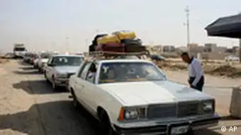 Verfolgte Christen fliehen im Irak aus Mossul