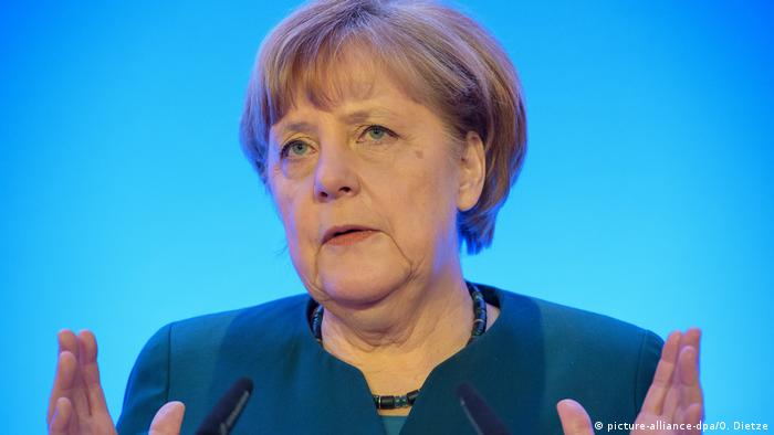Klausurtagung CDU-Bundesvorstand - Merkel (picture-alliance-dpa/O. Dietze)