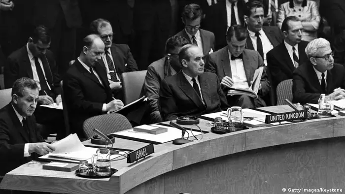 UN Security Council 1967 (Getty Images/Keystone)