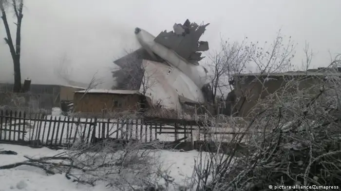 Kirgistan Flugzeugabsturz