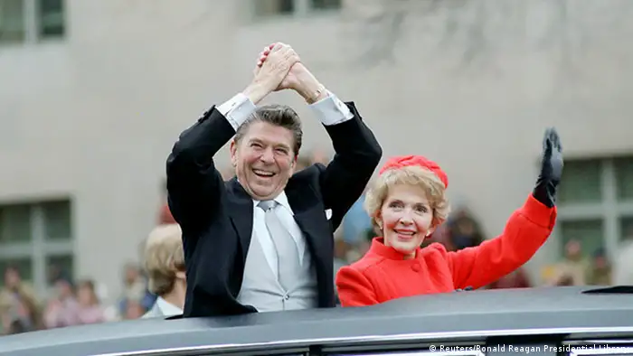 US Präsidenten Amtseinführungen Ronald und Nancy Reagan (Reuters/Ronald Reagan Presidential Library)