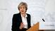London Premierministerin Theresa May bei Rede zu Brexit London Premierministerin Theresa May bei Rede zu Brexit