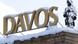 Schweiz Weltwirtschaftsforum Davos Schriftzug Polizist Schweiz Weltwirtschaftsforum Davos Schriftzug Polizist