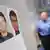 Pictures of Anis Amri hang on a wall at a police station