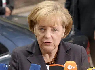 德国总理默克尔在欧盟峰会上