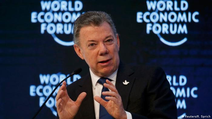 Schweiz WEF in Davos Juan Manuel Santos (Reuters/R. Sprich)