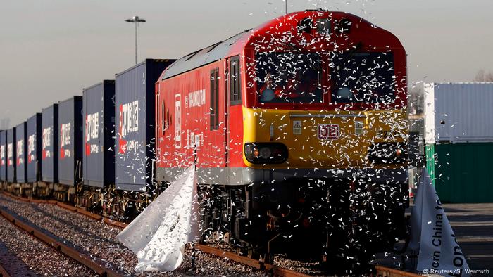 UK First freight train from China arrives in London after 18 days (Reuters/S. Wermuth)