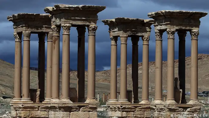 Syrien Palmyra Tetrapylon (Getty Images/AFP/J. Eid)