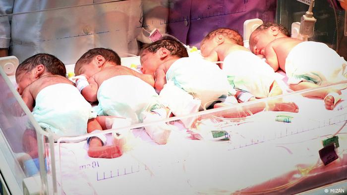 Quintuplets born in Shiraz, Iran