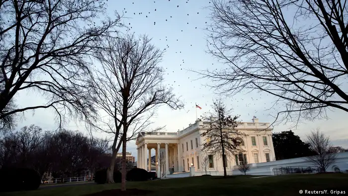 USA Weißes Haus in Washington Obma Auszug