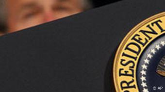 USA Finanzkrise George Bush Rede in Washington Handelskammer