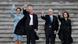 Trump and Pence waving, with Melania Trump and Karen Pence Trump and Pence waving, with Melania Trump and Karen Pence
