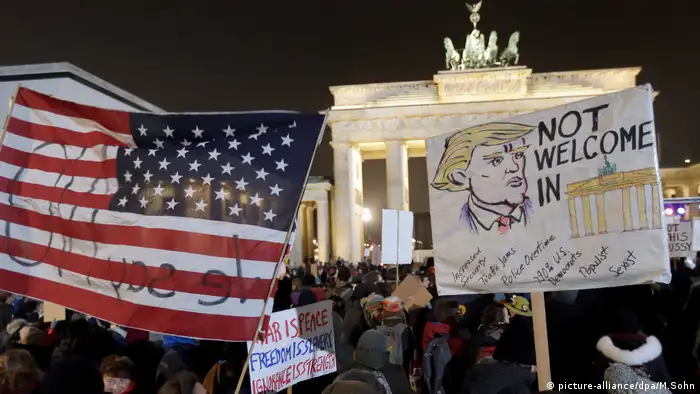 Donald Trump Protest Berlin Deutschland (picture-alliance/dpa/M.Sohn)
