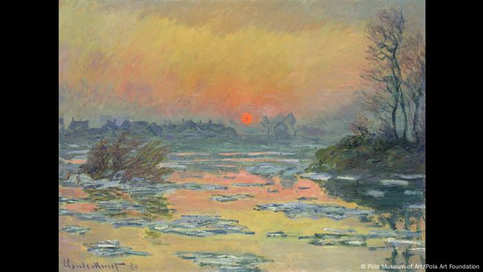 Monet: Sonnenuntergang über der Seine im Winter, Foto: Pola Museum of Art, Pola Art Foundation
