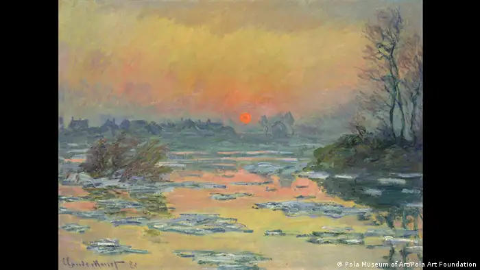 Sunset on the Seine in Winter by Claude Monet (Pola Museum of Art, Pola Art Foundation)