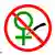 Logo against female genital mutilation