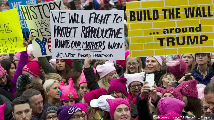 Women's March in Washington USA