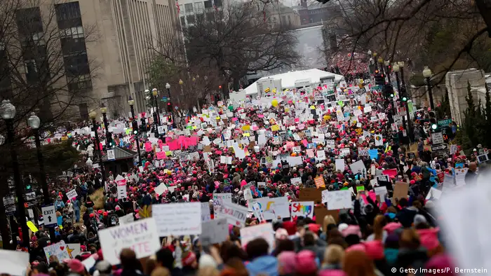 Women's March in Washington USA (Getty Images/P. Bernstein)