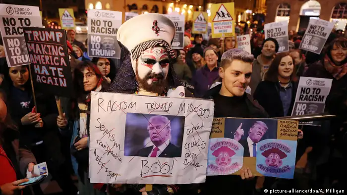 Proteste gegen Trump - Edinburgh (picture-alliance/dpa/A. Milligan)