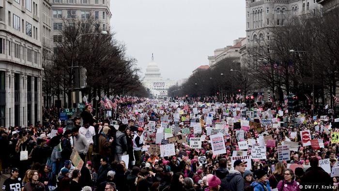Washington Women's March Trump Proteste (DW / F. Kroker)