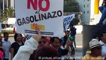 Nuevas protestas en Ciudad de México contra el 'gasolinazo'