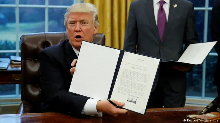 USA steigen aus Transpazifik-Handelsabkommen aus